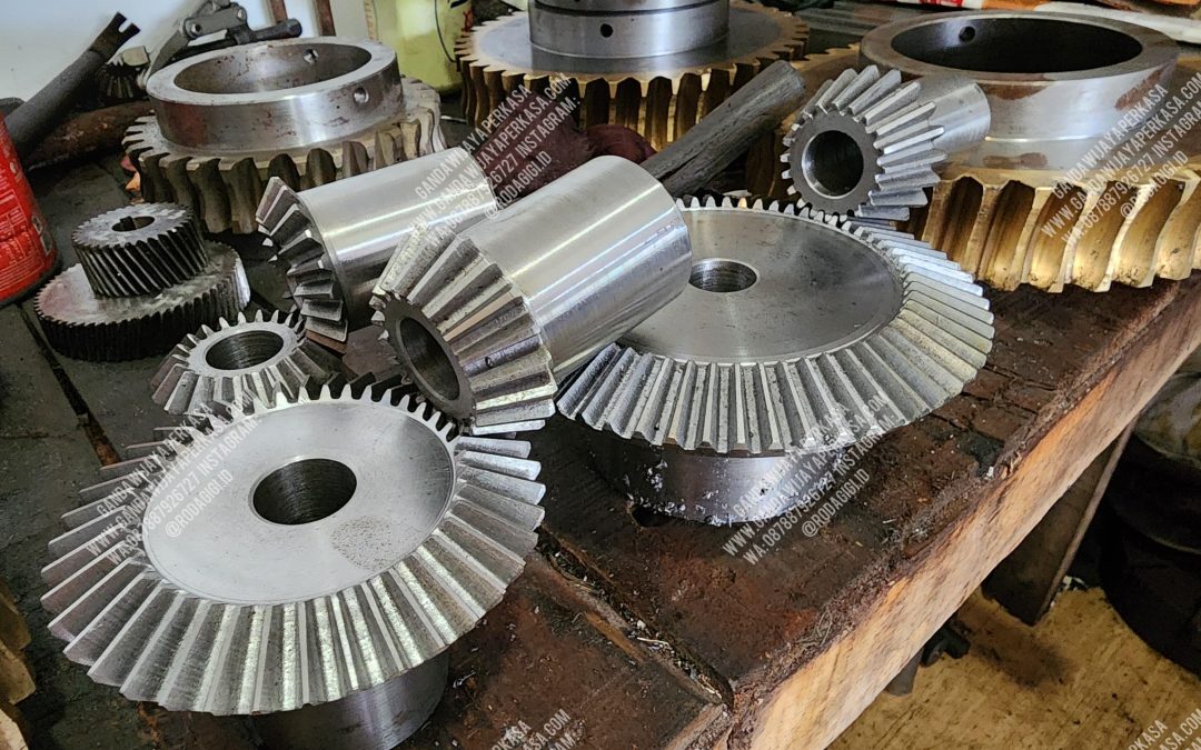 Pabrikasi roda gigi bevel gear / gigi payung